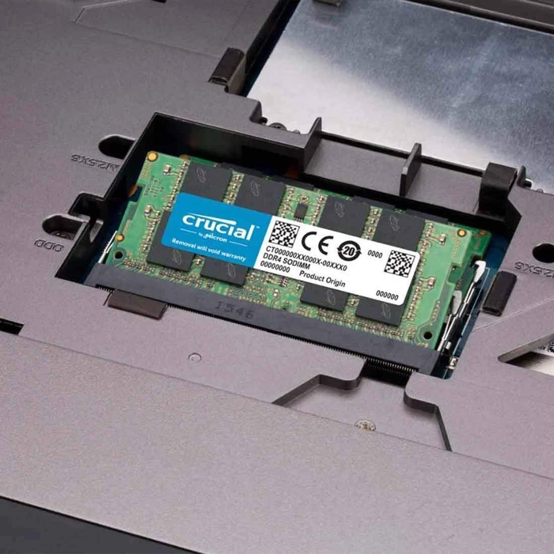 Crucial Basics DDR4 2666MHz CL19 1.2v Laptop Desktop Memory RAM Faster Performance Crucial Basics DDR4 2666MHz CL19 1.2v Laptop Desktop Memory RAM Faster Performance
